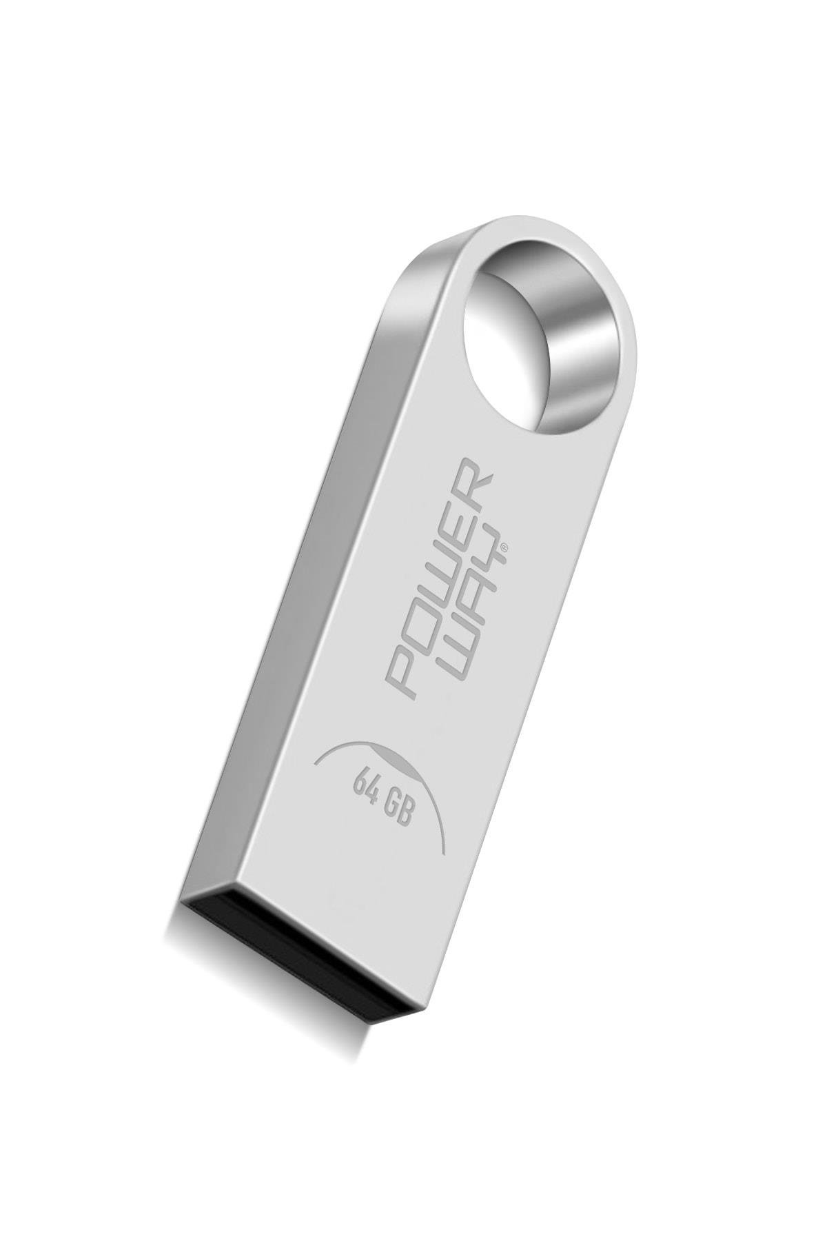 Powerway 64 Gb Metal Flash Bellek Metal Tasarım Usb Bellek The Latest Tecnology Chipset Data Traveler