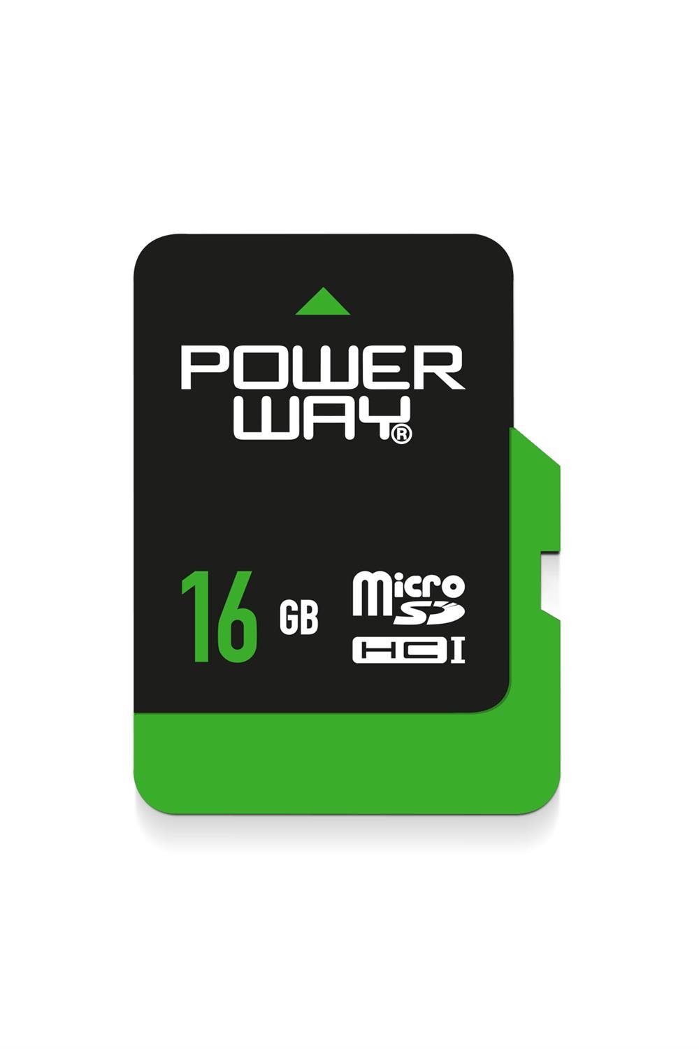 Powerway 16 GB Micro SD Hafıza Kartı Class 10 Adaptör Dahil