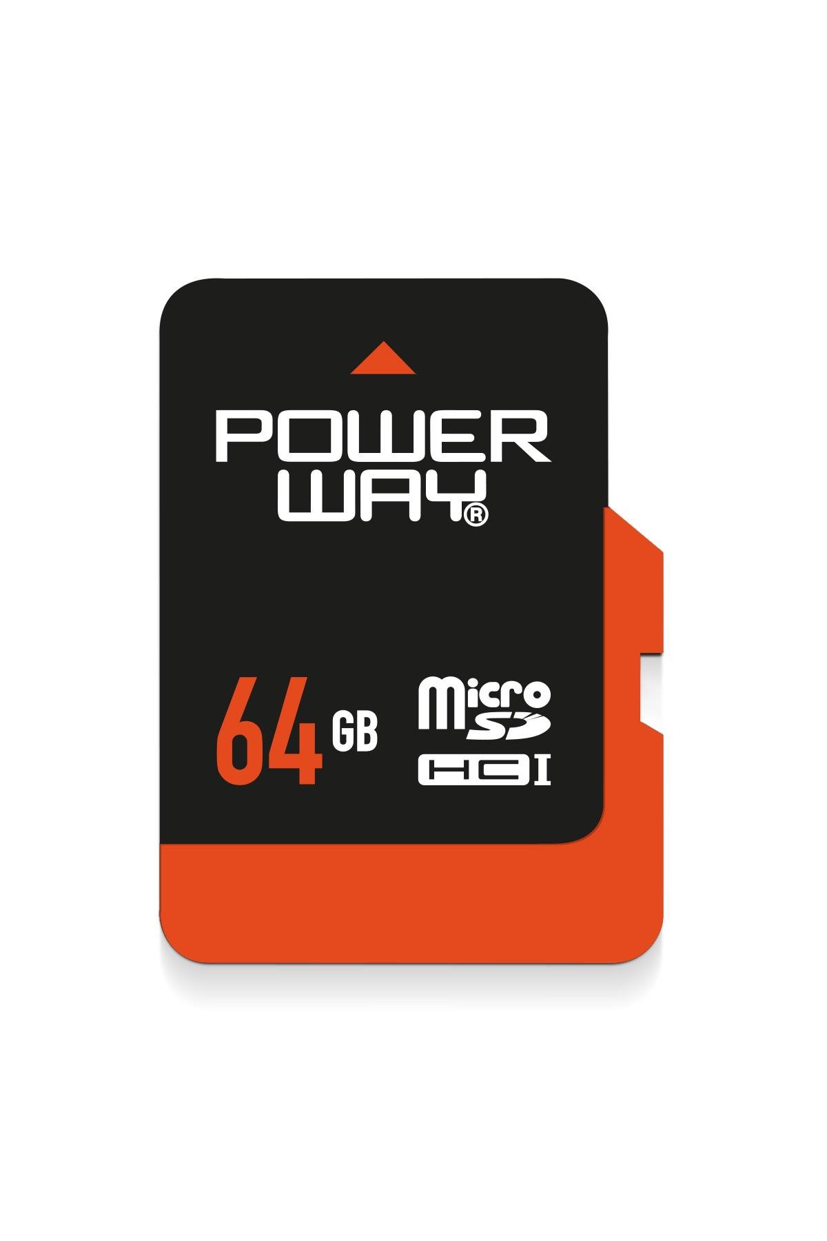 Powerway 64 Gb Hafıza Kartı Adaptör Dahil