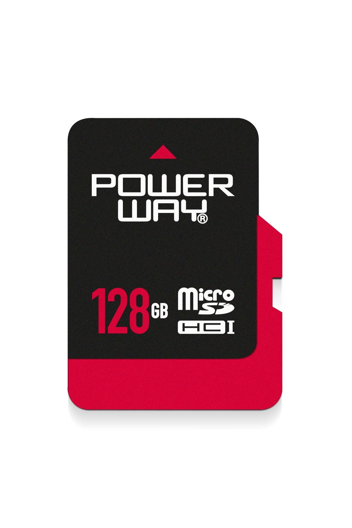 Powerway 128 GB Hafıza Kartı Adaptör Dahil