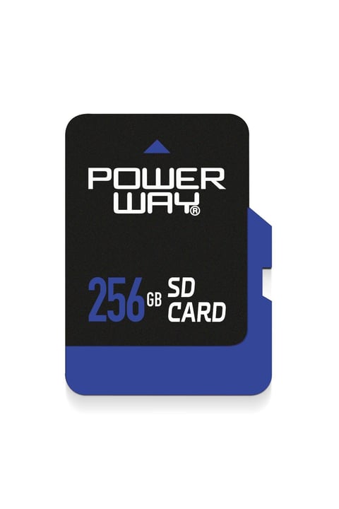 Powerway 256 GB Micro SD Hafıza Kartı Class 10 Adaptör Dahil