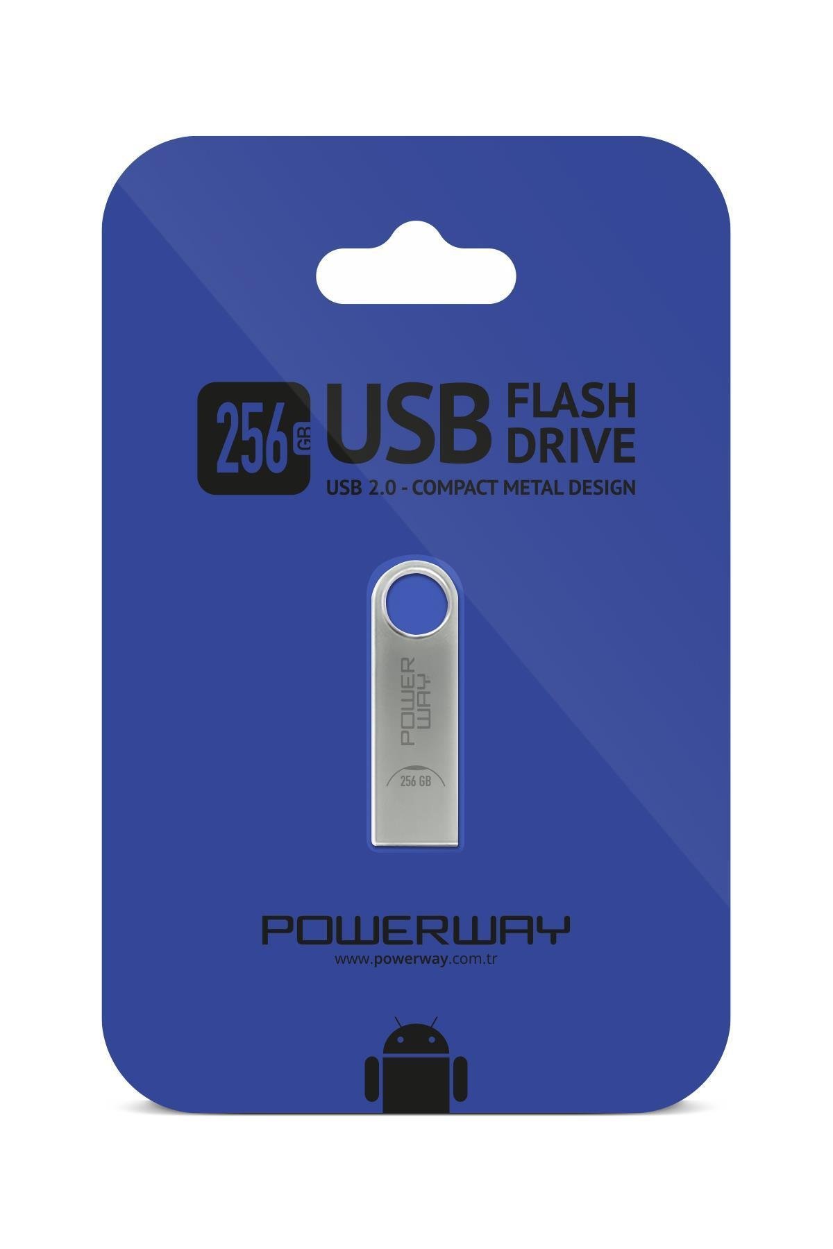 Powerway 256 Gb Metal Flash Bellek Metal Tasarım Usb Bellek The Latest Tecnology Chipset Data Traveler