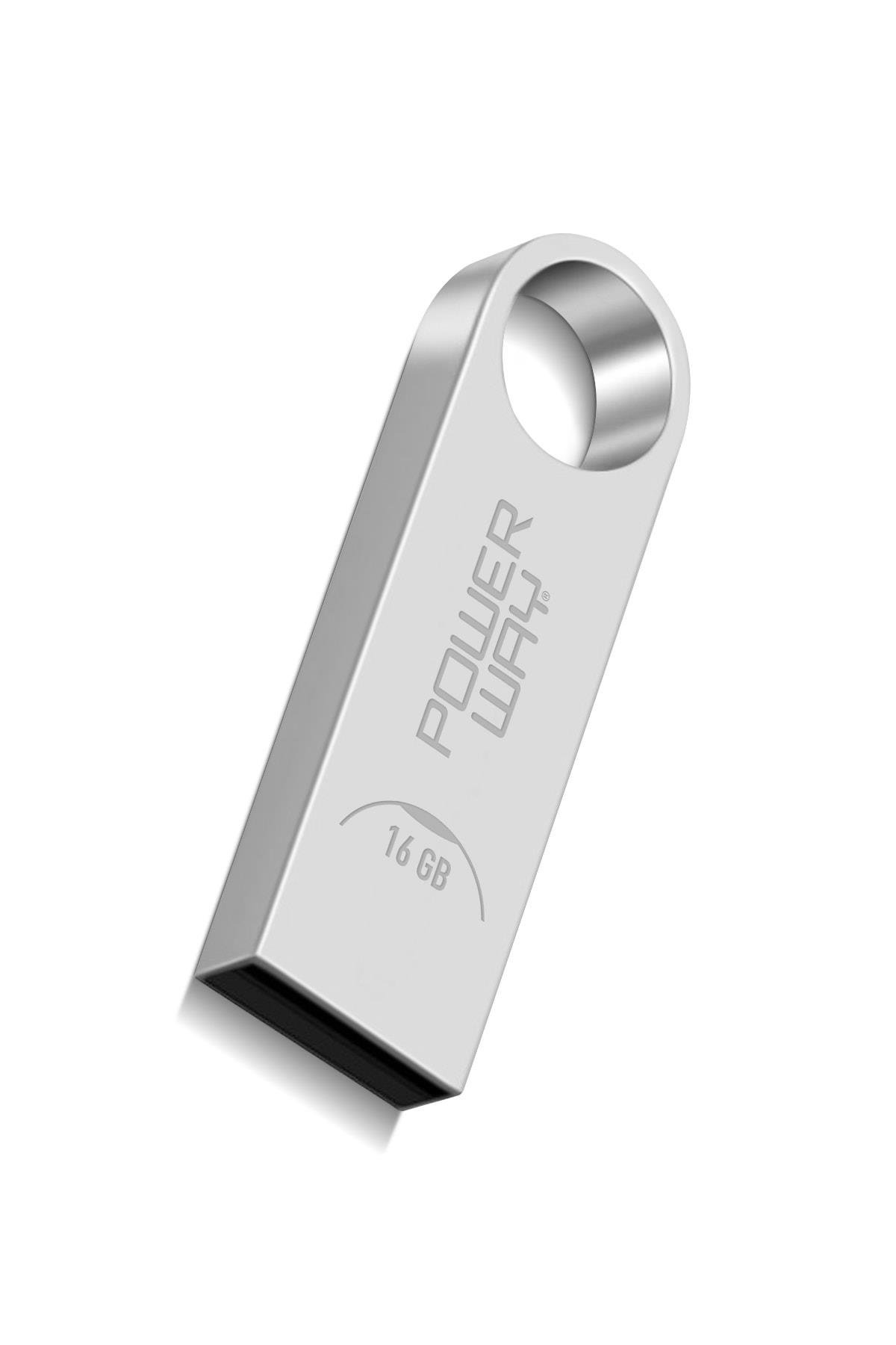 Powerway 16 Gb Metal Flash Bellek Metal Tasarım Usb Bellek The Latest Tecnology Chipset Data Traveler